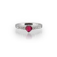 Anillo Promesse Mujer in Oro Diamante 0.13 Ct ANC35R - ANC35R